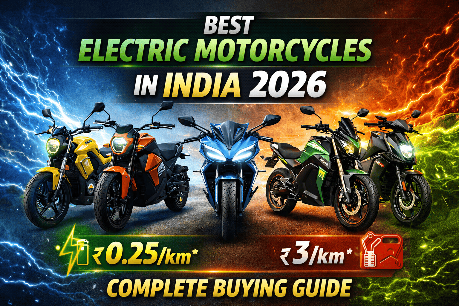 Best Electric Motorcycles in India 2026 – Complete Buying Guide
