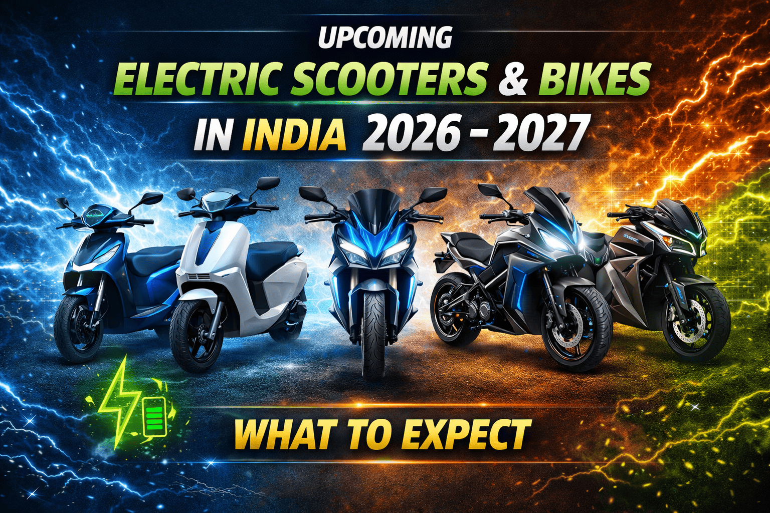 Upcoming Electric Scooters and Bikes in India 2026-2027 – What to Expect