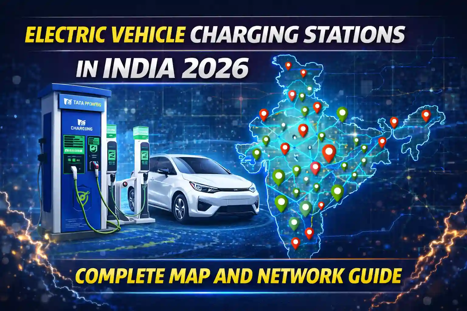 Electric Vehicle Charging Stations in India 2026 – Complete Map and Network Guide